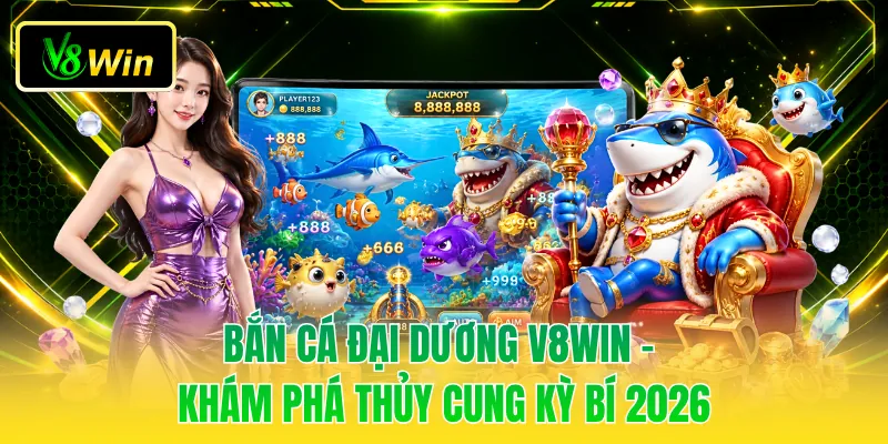 Bắn Cá Đại Dương V8WIN - Khám Phá Thủy Cung Kỳ Bí 2026