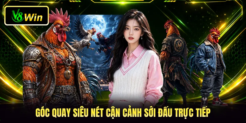 Góc quay siêu nét cận cảnh sới đấu trực tiếp